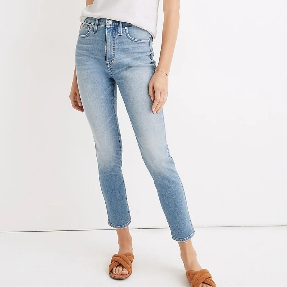 Madewell 10" High Rise Skinny Crop Jeans